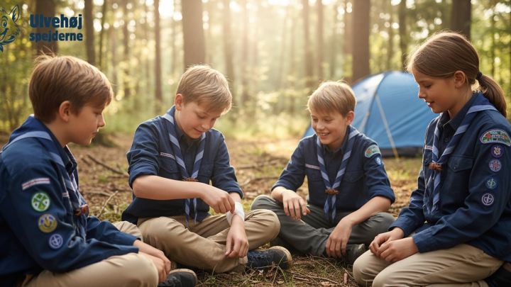 Junior øver 1. hjælp